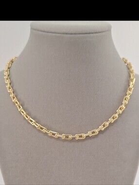 14kt gold-filled paperclips Necklace